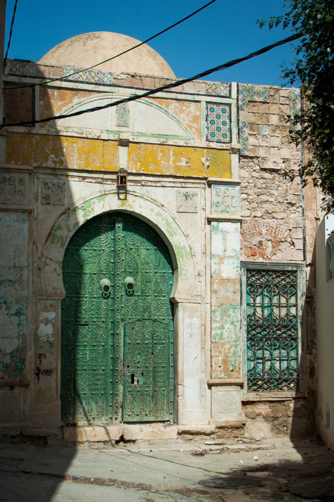 Beautiful ornate old door