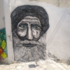 EL KEF. Graffiti of an old man