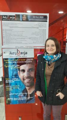 Veronika at the Association Derja