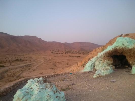 Caves on the mountain hill Galea